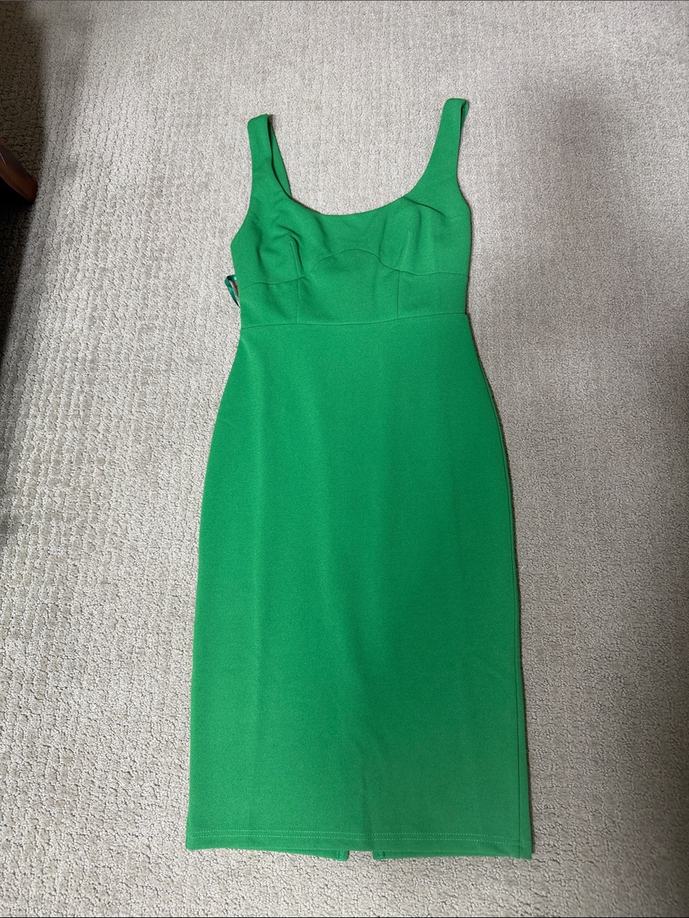 Selfie Leslie Green Sleeveless Sheath Dress